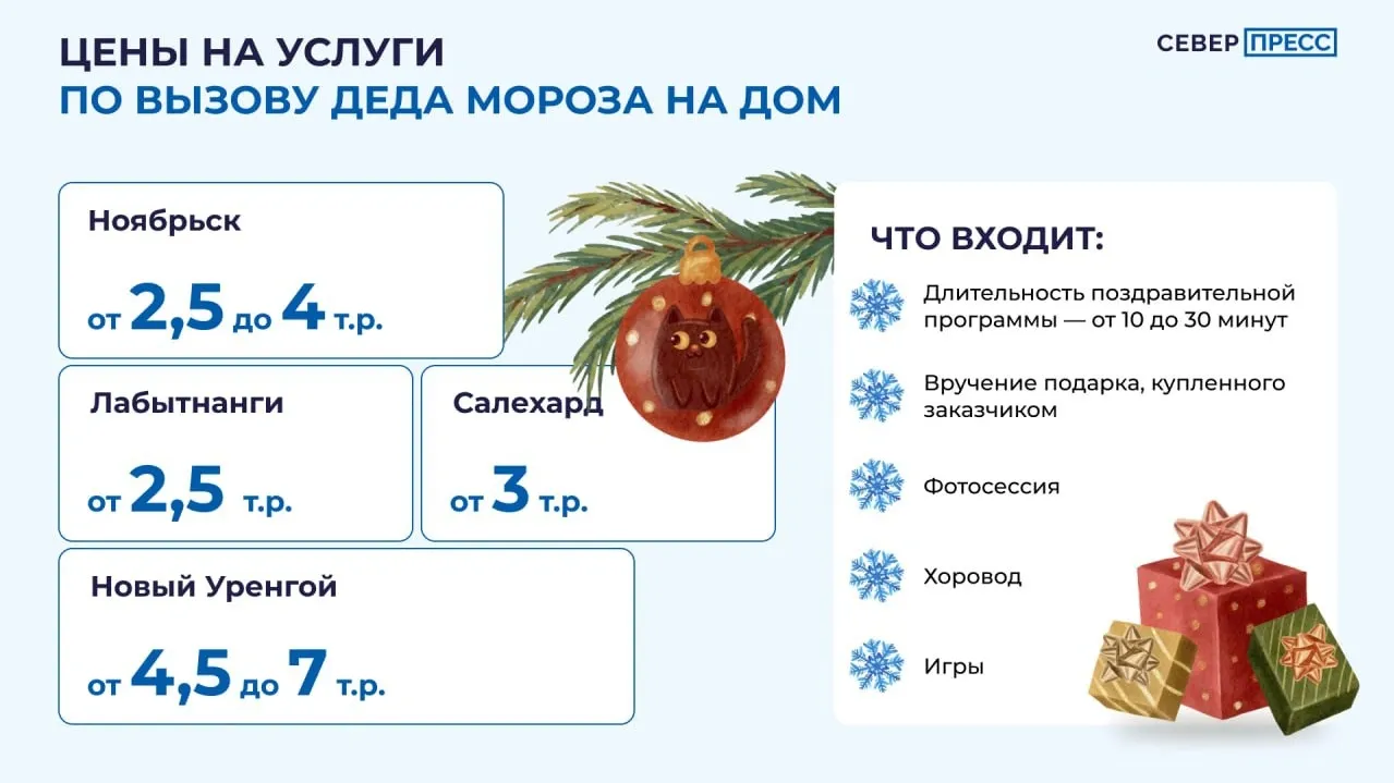 Ямальские Деды Морозы огласили расценки на домашние поздравления | «Красный  Север»