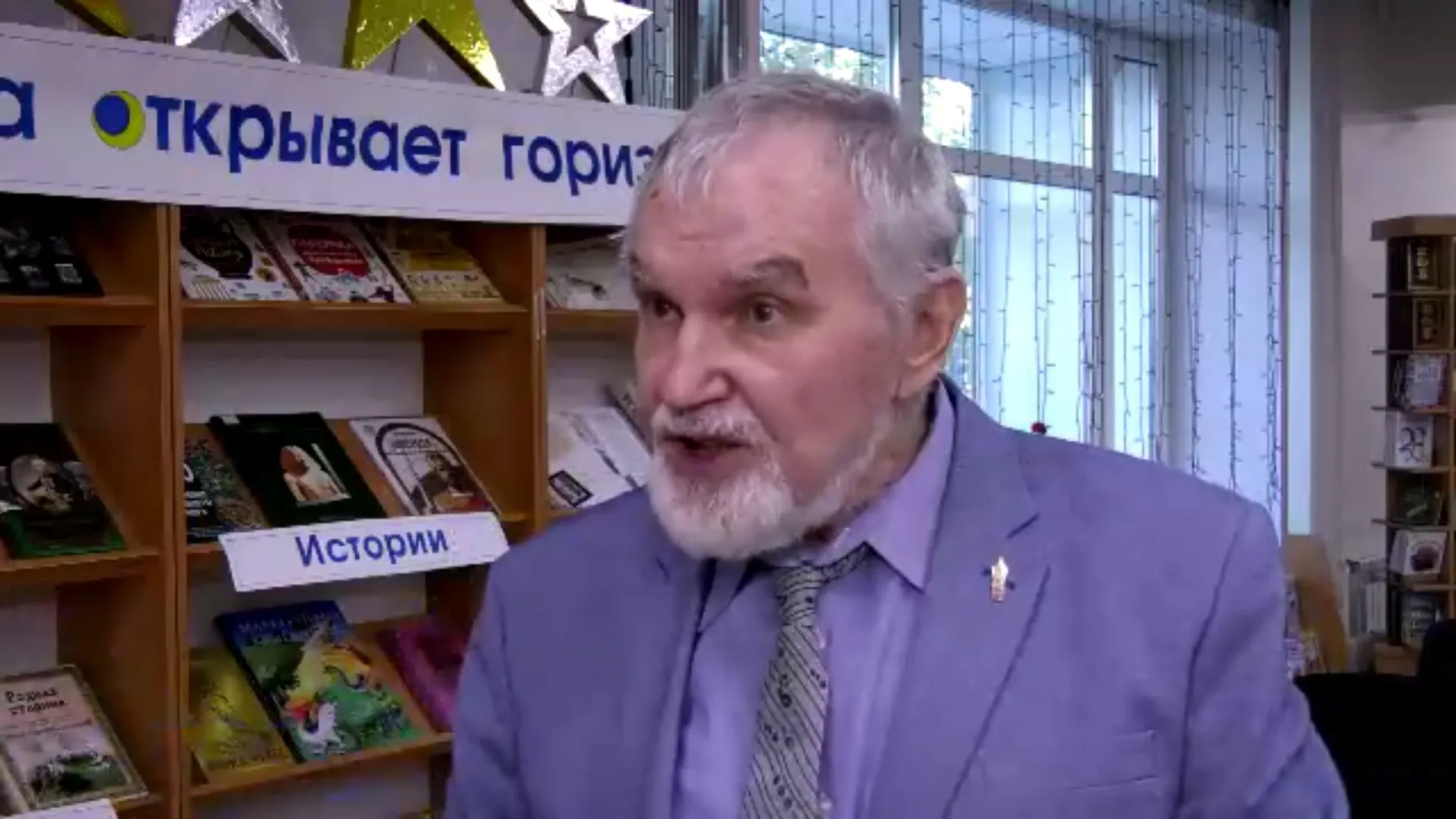 Валерий Андреевич был рад увидеть, как изменился Надым. Кадр из видео: «Ямал-Медиа»