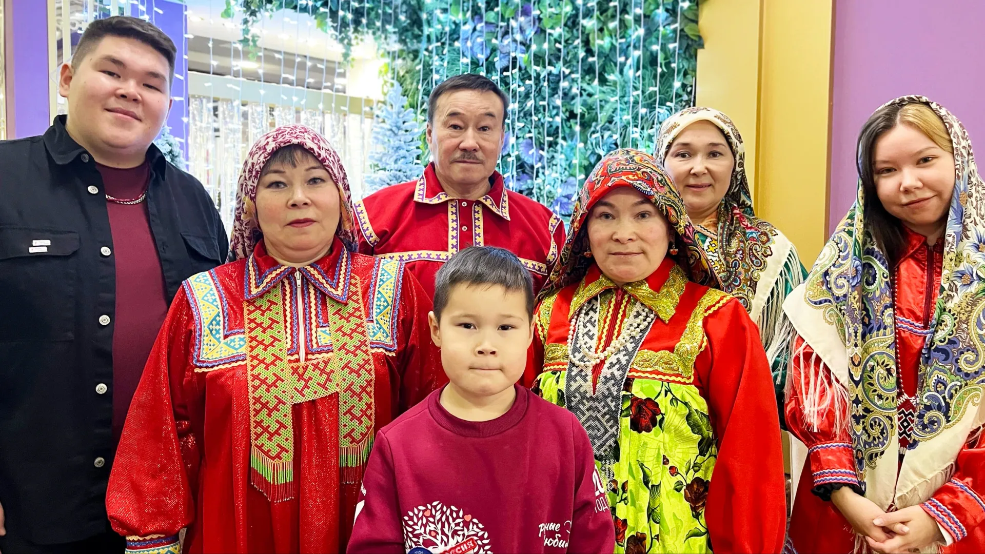 Многочисленная семья Пырысевых. Фото: предоставлено пресс-службой губернатора ЯНАО