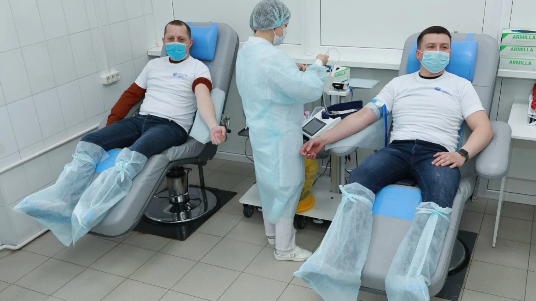 Энергетики из 11 городов России поддержали благотворительную акцию «Одной крови». Фото предоставлено «Россети Тюмень»