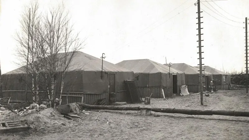 Палаточный городок строителей Нового Уренгоя, 1975 год.  Фото: vk.com/history_photo_nur