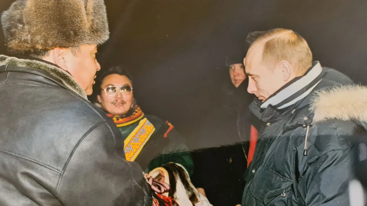 Встреча Владимира Путина в Тазовском. Фото: из архива Романа Яндо. 
