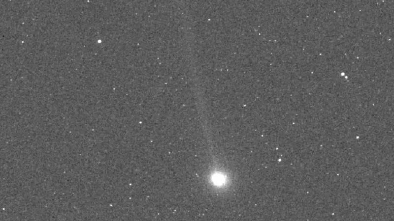 Комета Энке с борта станции «Мессенджер». Фото: wikipedia.org