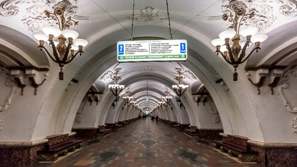 Станция «Арбатская» в Москве. Фото: Alex 'Florstein' Fedorov / Wikipedia