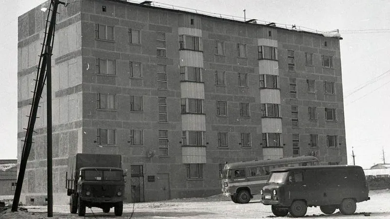 Дом в Новом Уренгое на улице Надымская, 1981 год. Фото: vk.com/history_photo_nur