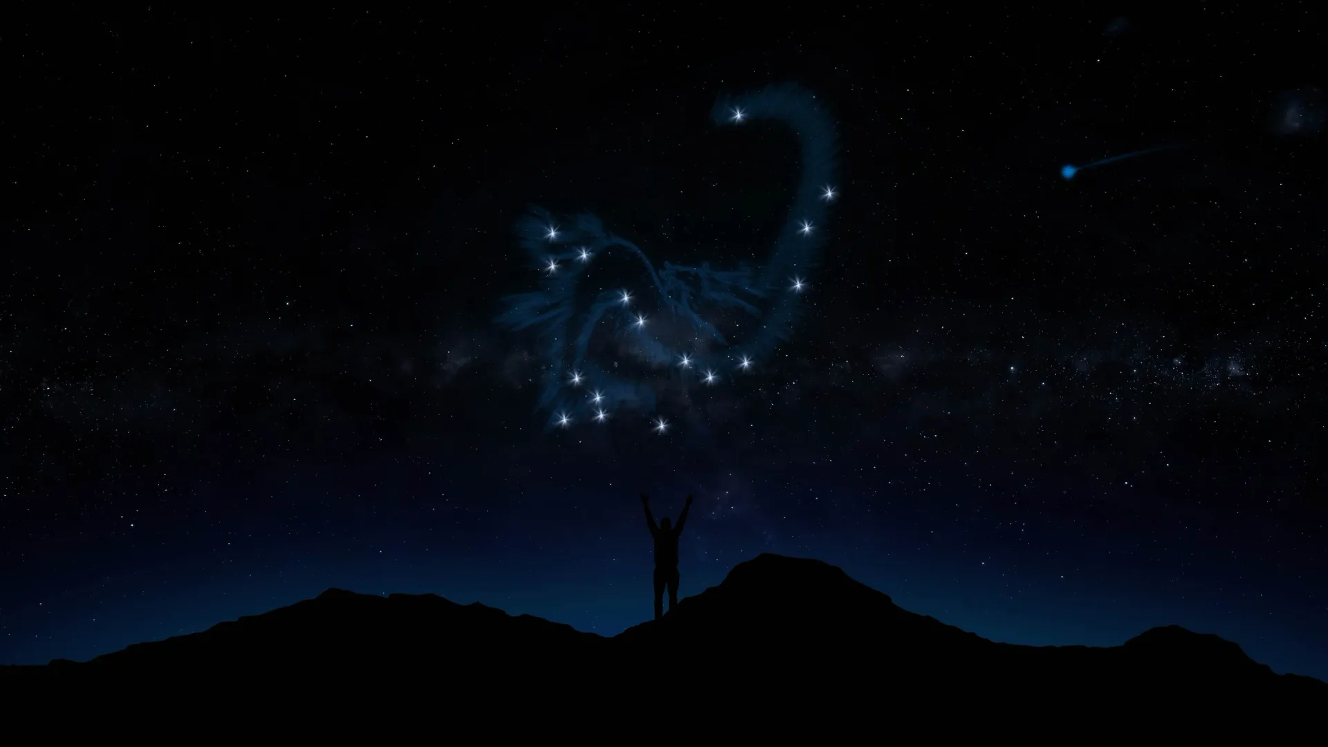 Дракон — околополярное созвездие, метеорный поток будет хорошо виден. Фото: SN VFX / Shutterstock / Fotodom