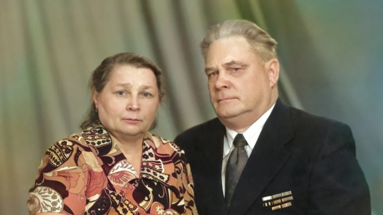 Н.И. Сандалов с женой А. Г. Сандаловой. Фото: предоставлено Государственным архивом ЯНАО