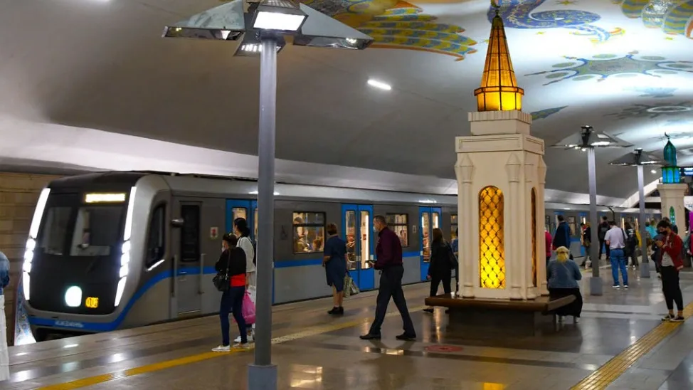 Станция «Кремлёвская» в Казани. Фото: Kzn.ru (администрация Казани)