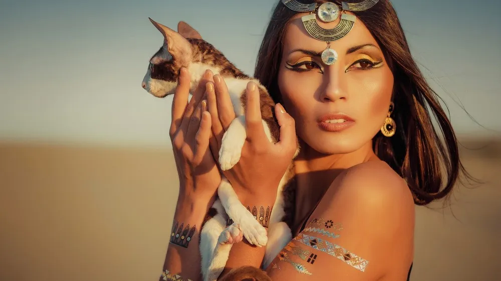 В Древнем Египте кошки считались священными животными.  Фото: alexan888/Shutterstock/ФОТОДОМ