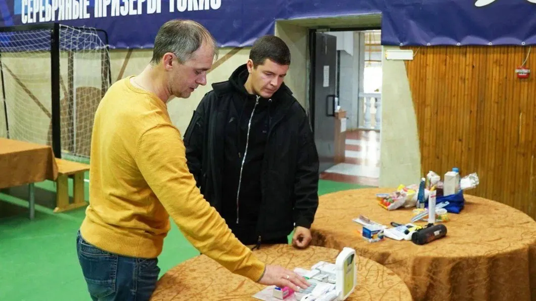 Дмитрий Артюхов посетил пункт сбора военнослужащих в Салехарде. Фото:  t.me/artyukhov_da/