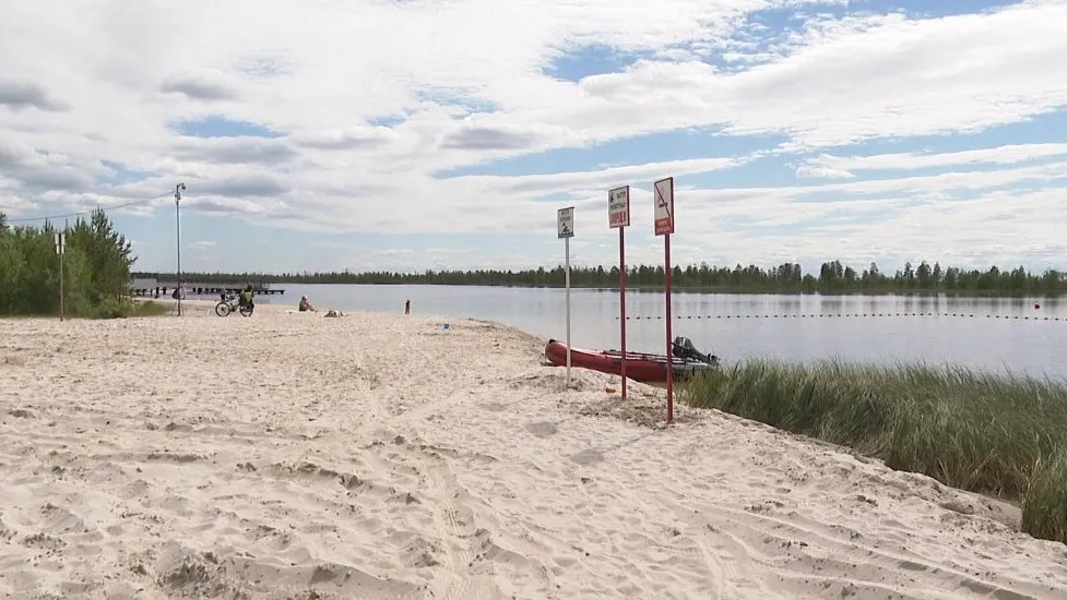 Пляж в Муравленко. Фото: предоставлено городской администрацией города Муравленко