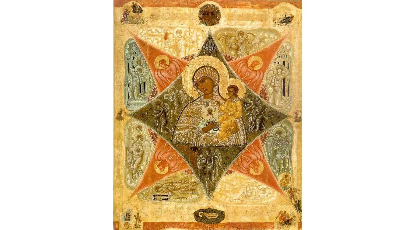 Икона Богородицы «Неопалимая купина». Изображение: ru.wikipedia.org