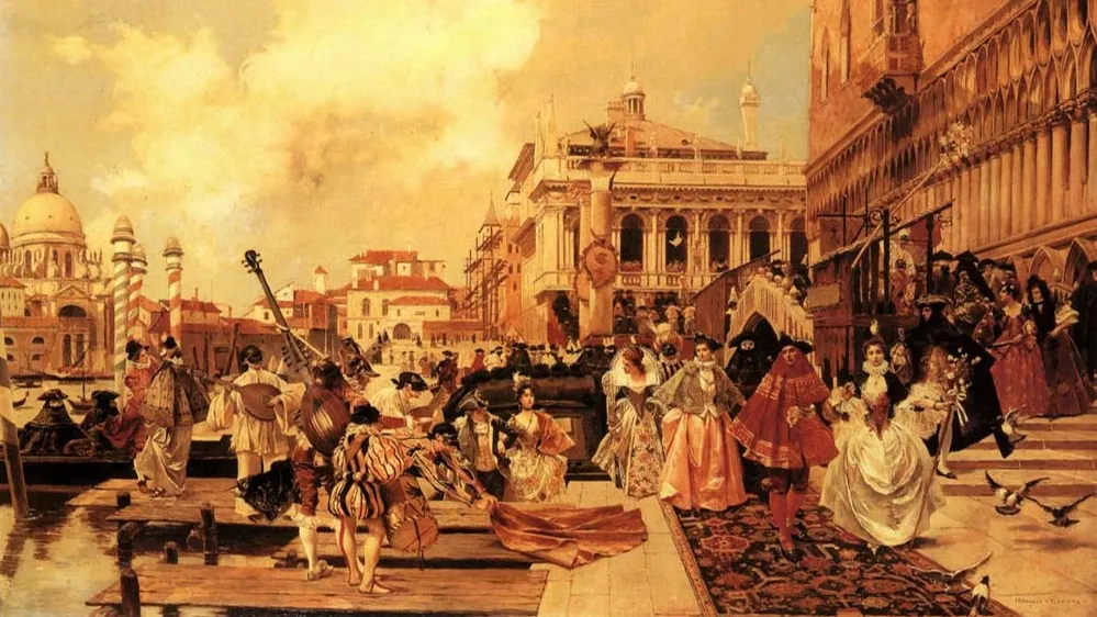 Франсуа Фламенг «Карнавал в Венеции». Источник: artchive.ru