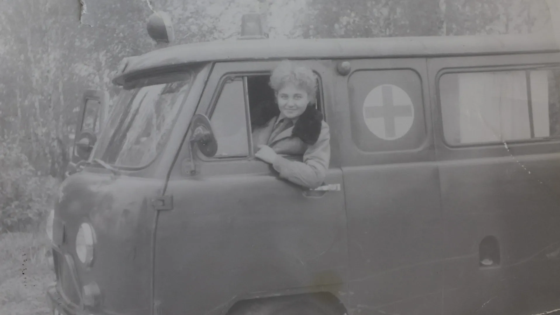 Водитель военной медицинской «буханки». Фото: предоставлено из архива Марины Степовской  
