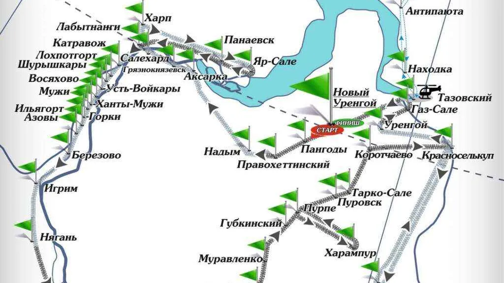 Карта из официальной группы экспедиции «На Север», vk.com