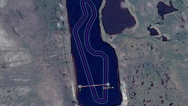 проект новой трассы на озере