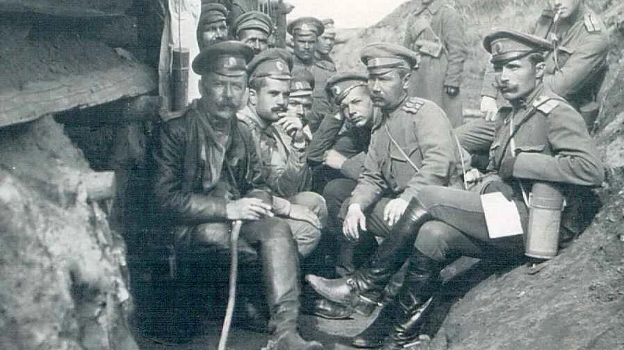 Резервное укрепление 483 Обдорского пехотного полка 1916 г. Фото из архива Валерия Степанченко