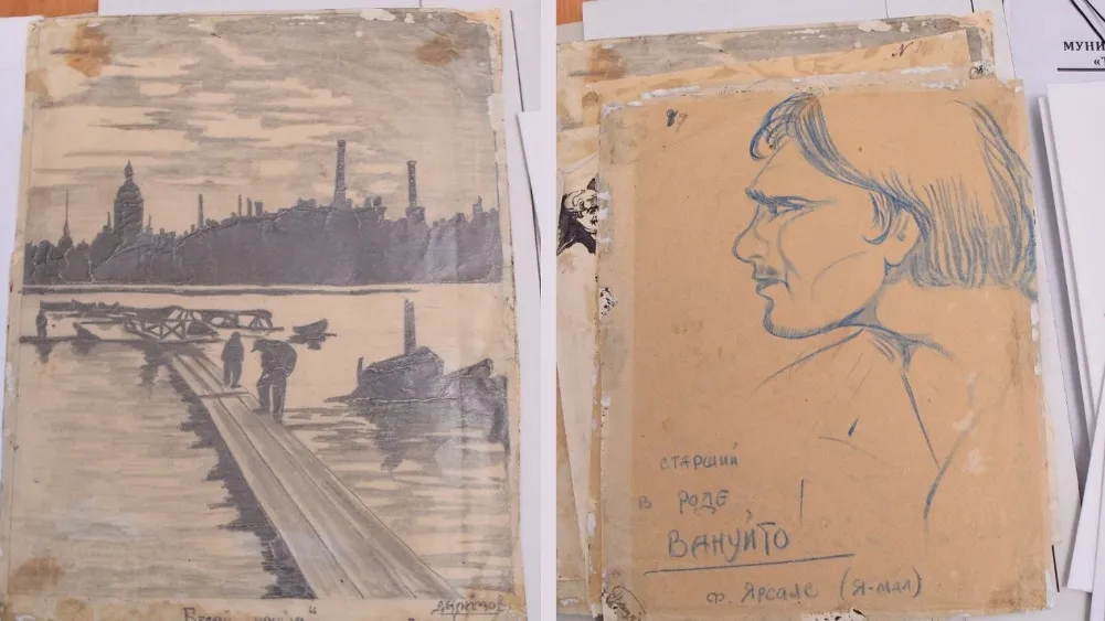 Климов часто рисовал. В его блокнотах и тетрадях сохранилось много иллюстраций на северную тематику. Рисунки Анатолия Климова предоставлены архивом города Троицка