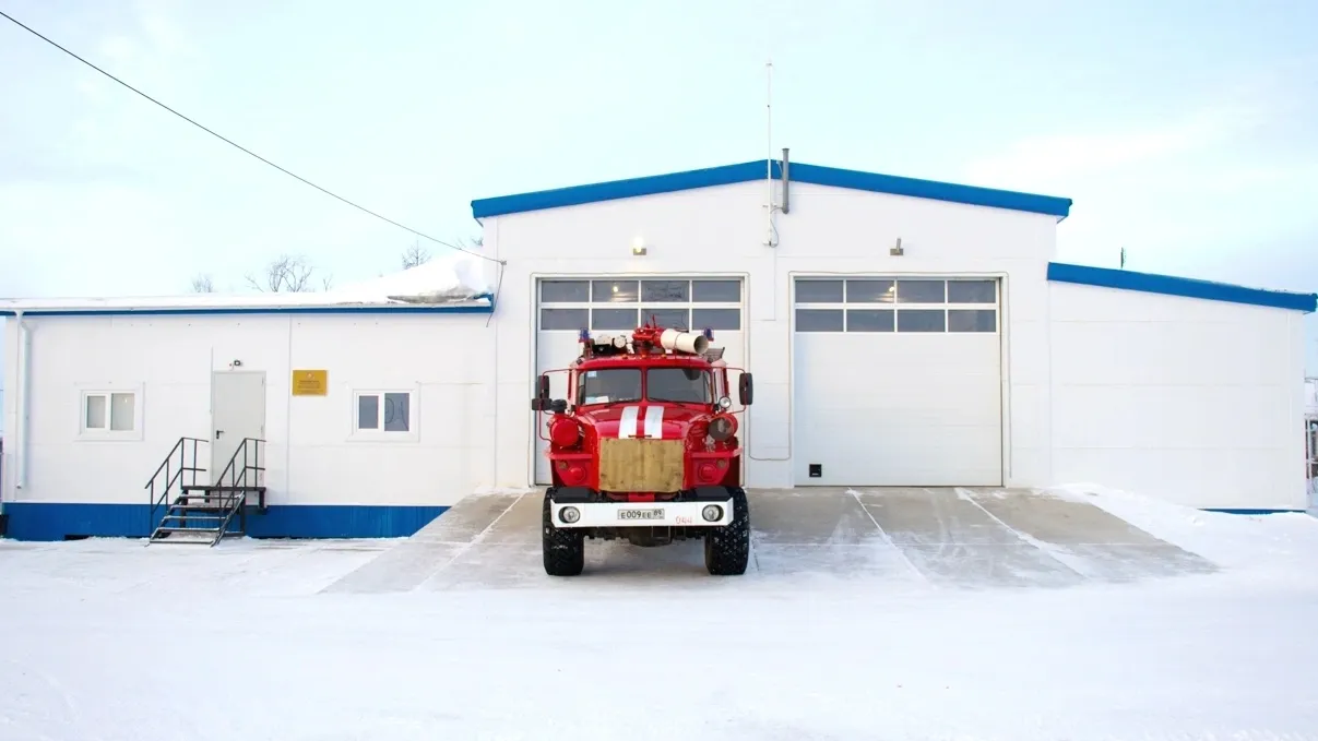 В последние годы в муниципалитетах Ямала открыли пять пожарных частей и одну теплую автостоянку. Фото: предоставлено пресс-службой губернатора ЯНАО