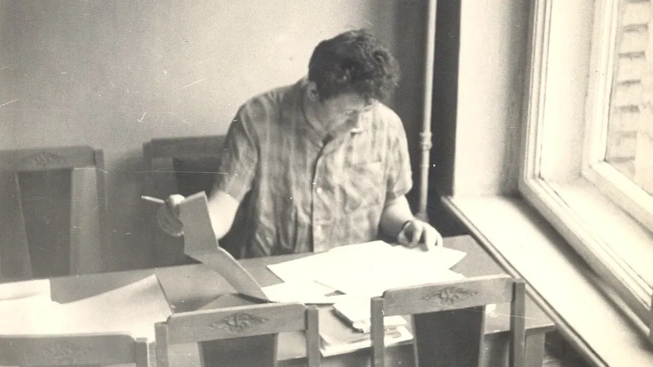 Костецкий во время работы. 1970 год. Фото: предоставлено Государственным архивом ЯНАО