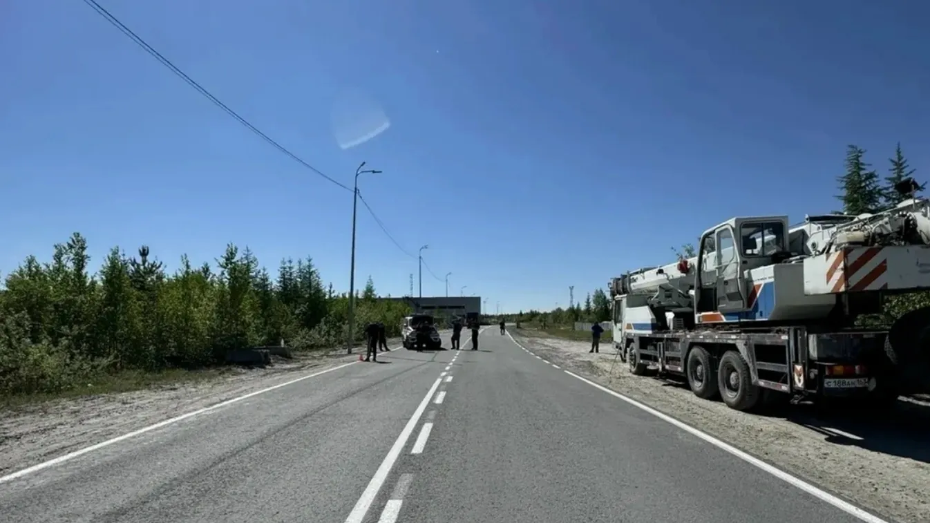 Смертельное ДТП произошло в Пуровском районе 14 июня. Фото: пресс-служба Госавтоинспекции ЯНАО