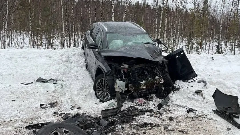 Адвокат Наталья Однороженко управляла разбившимся на ямальской трассе Lexus. Фото: Госавтоинспекция Ноябрьска