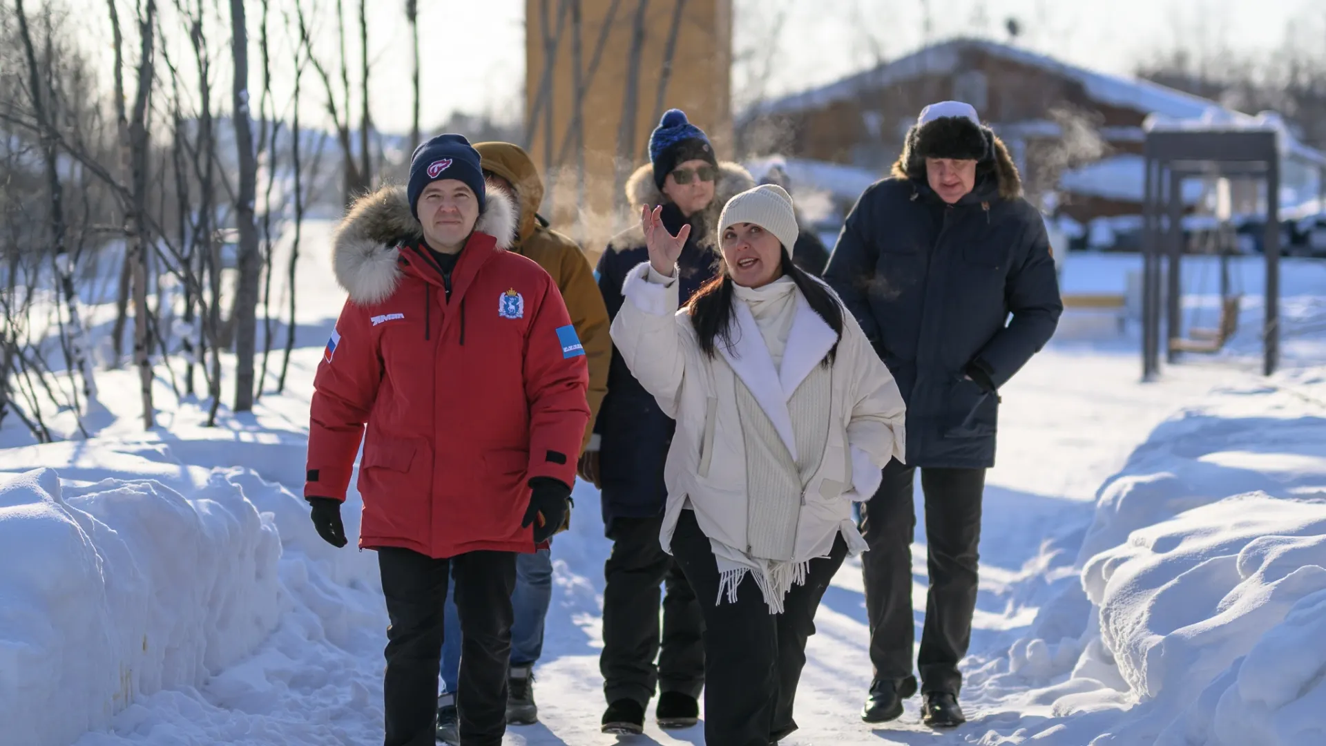 Жилищный комплекс на улице Гиршгорна в Лабытнанги. Фото: пресс-служба губернатора ЯНАО