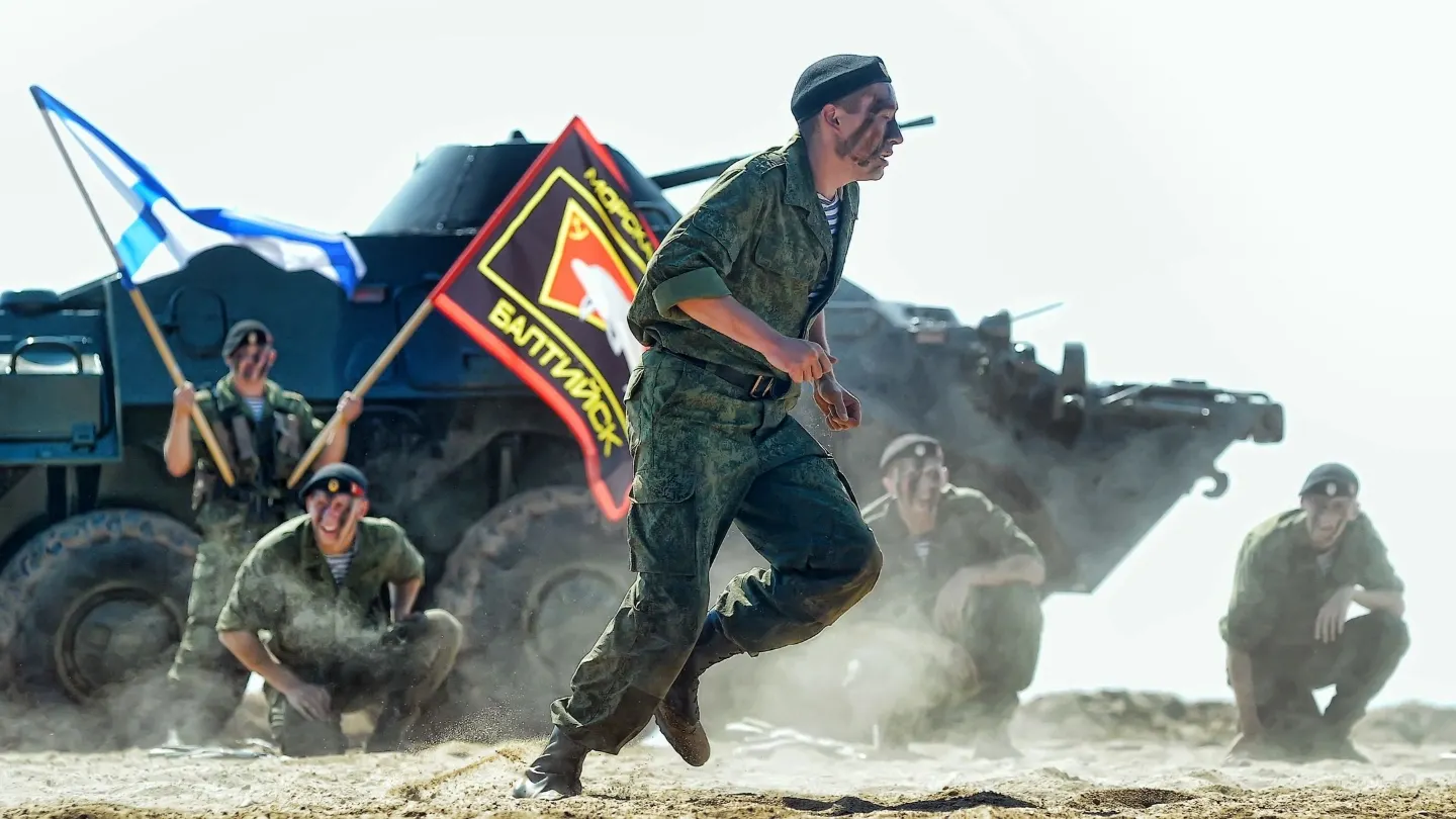 Морская пехота – высокомобильные береговые войска Военно-морского флота России. Фото: Anna Krivitskaya  / Shutterstock / Fotodom