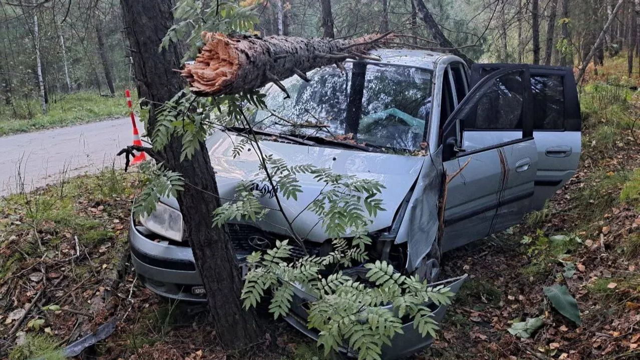 52-летний водитель Hyundai Matrix с ямальскими номерами погиб. Фото: пресс-служба Госавтоинспекции Тюменской области