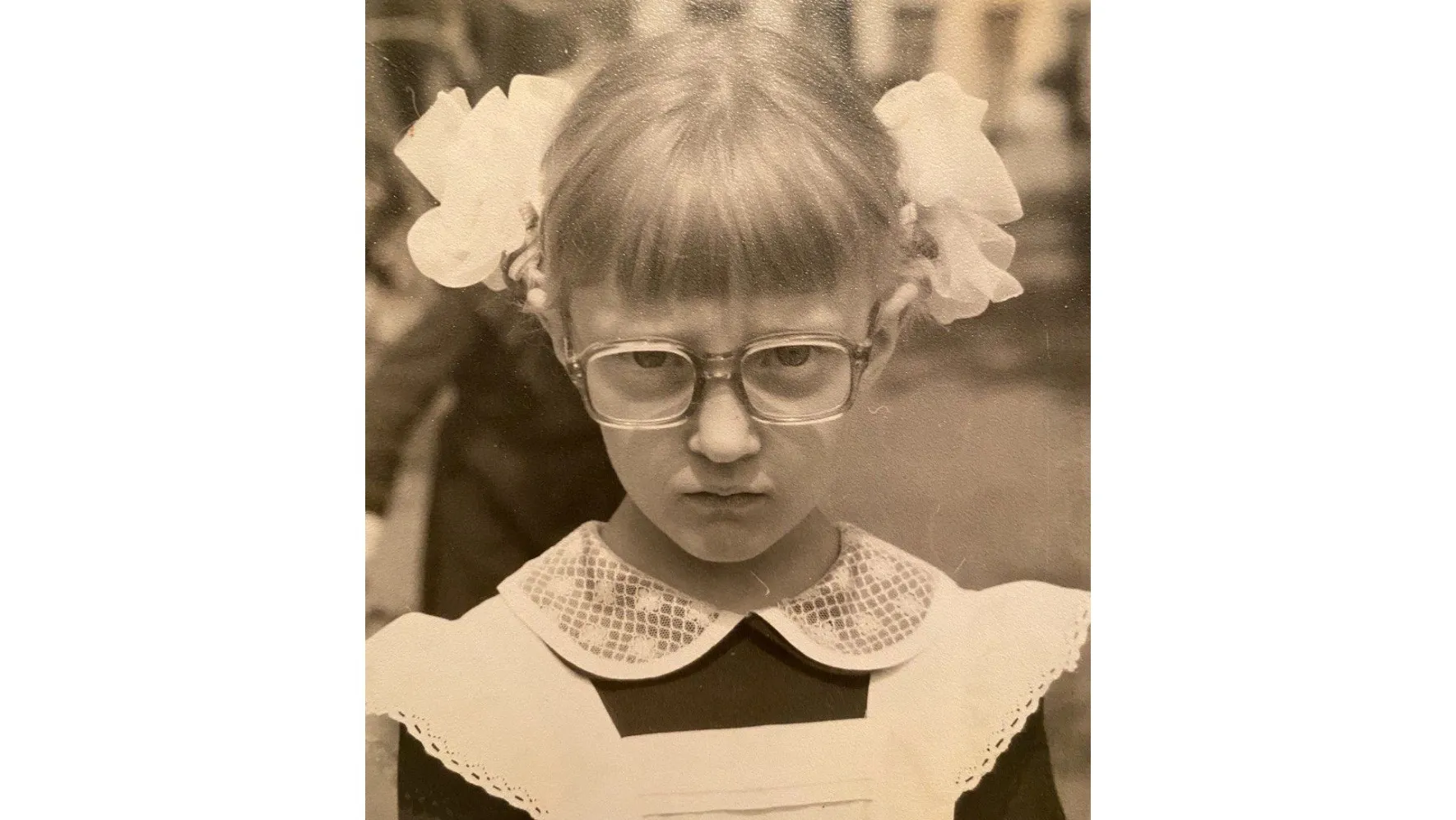 Света Селиванова, 6 лет, 1 класс, Курган, 1986 г. Фото: предоставлено из личного архива Светланы Селивановой