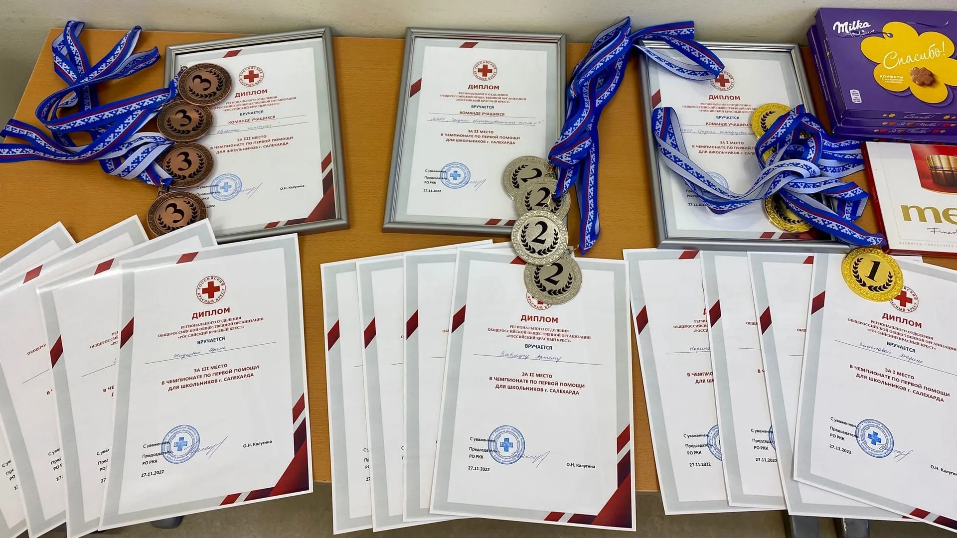Соревнования планируют проводить между школами всего Ямала. Фото: vk.com/redcross_89