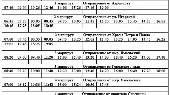 Инфографика: МАТП Салехард