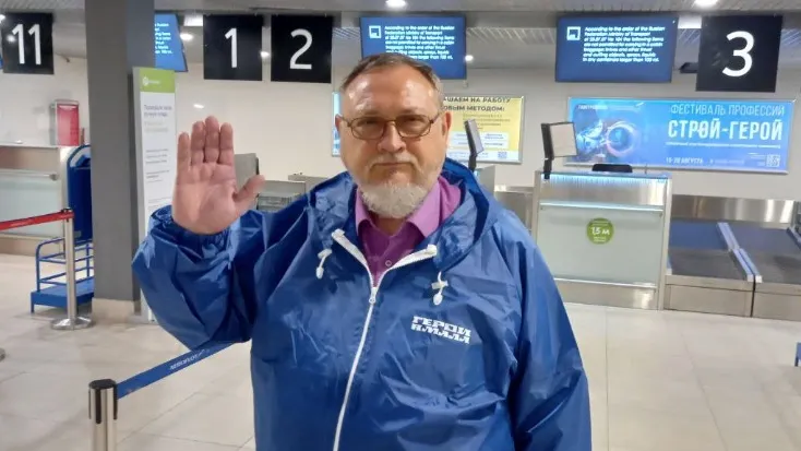 Сергей Загатов встретился с коллегами, пообщался с новой сменой тележурналистов. Фото: предоставлено ТРК Надым