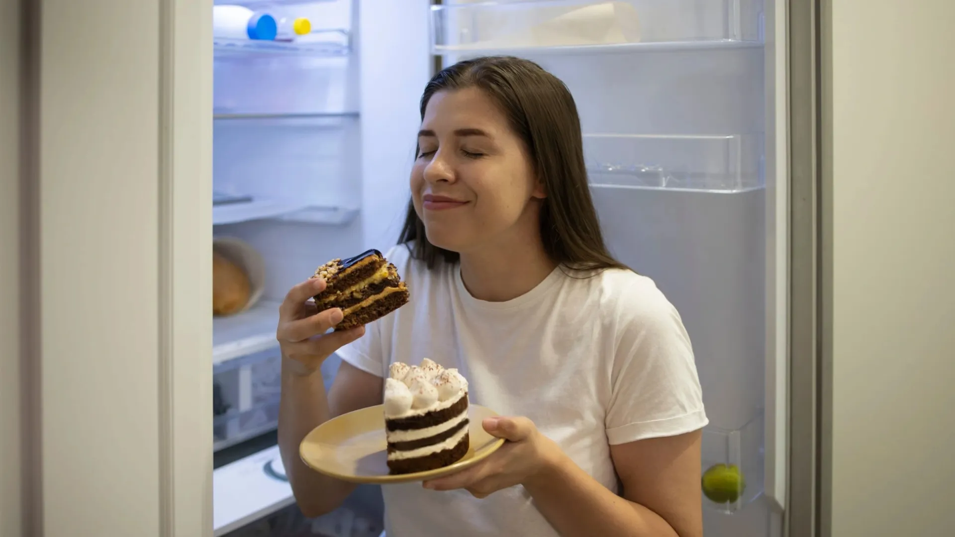 «Ночной дожор» – частое явление у сладкоежек. Фото: Helen Babanova/Shutterstock/Fotodom