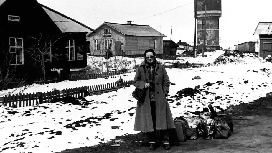 С продуктами из Сейды в Харп, 1980-е годы. Фото: из личного архива Веры Смилингене