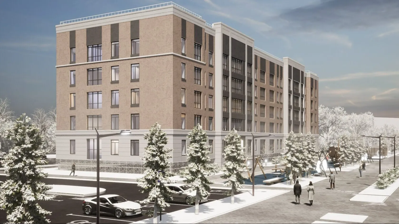 Дизайн-макет нового района в Салехарде. Фото: пресс-служба губернатора ЯНАО