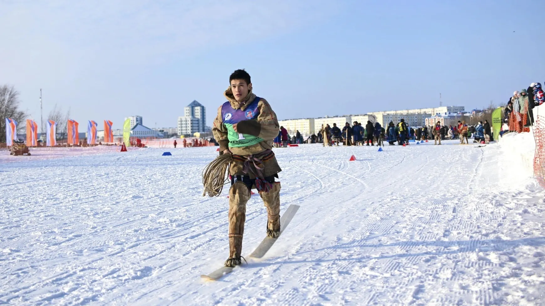 В этом году этнобиатлон впервые стал частью спортивных соревнований. Фото: vk.com/nadymregion