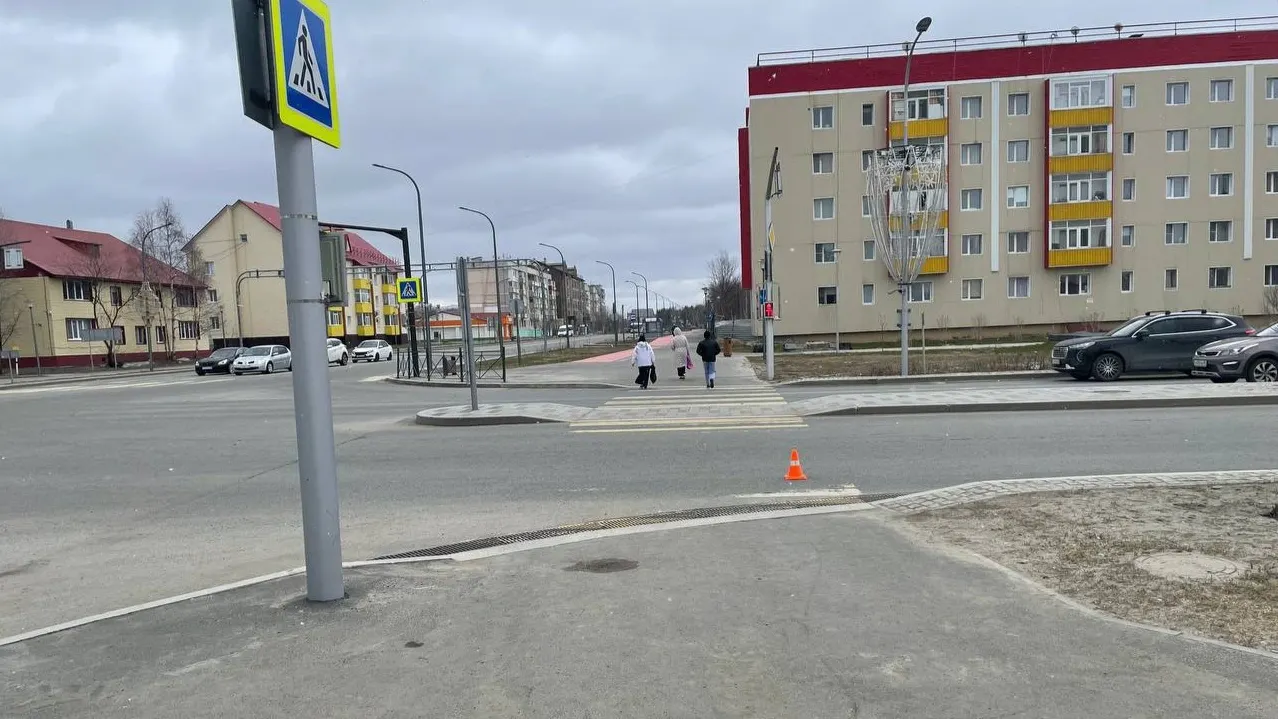 Ребенка сбили 26 мая на пешеходном переходе в Ноябрьске. Фото: Госавтоинспекция ЯНАО