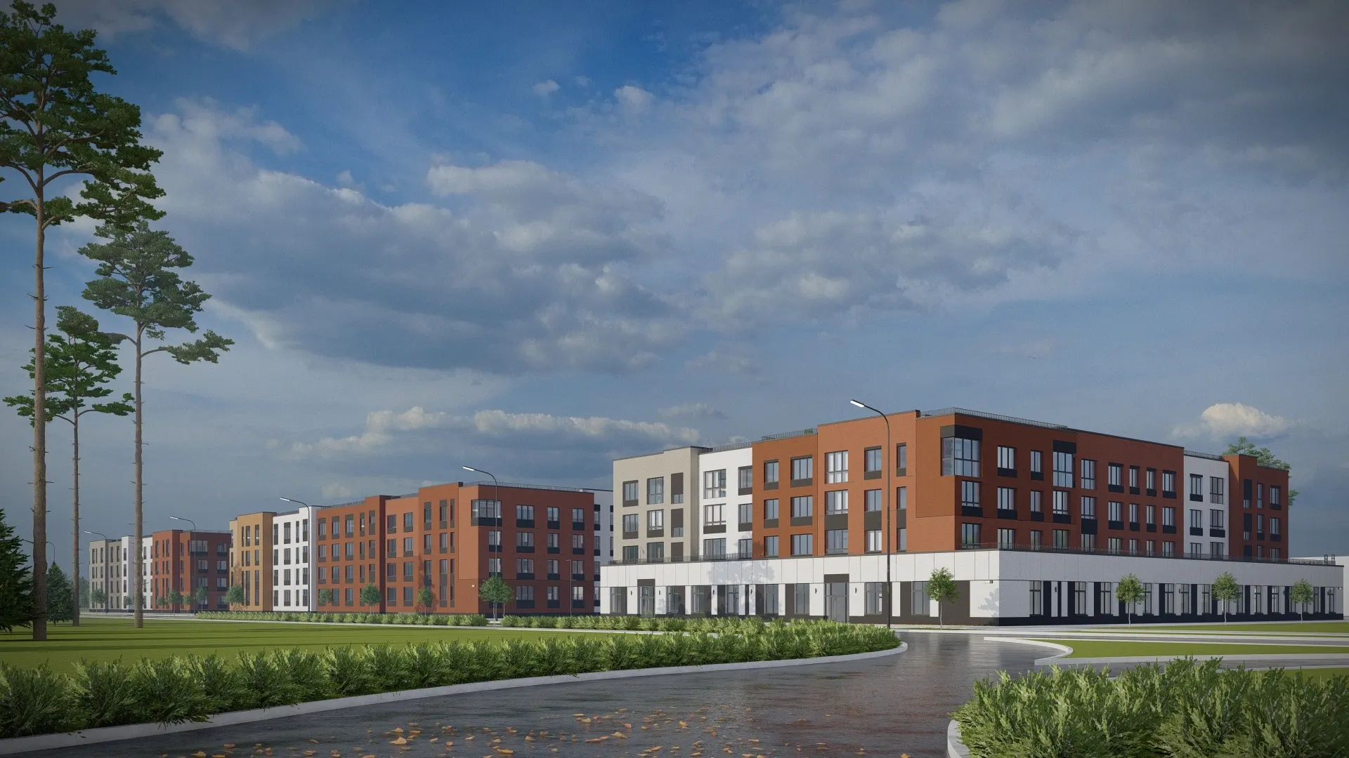 Дизайн-макет нового микрорайона в Ноябрьске. Фото: пресс-служба губернатора ЯНАО