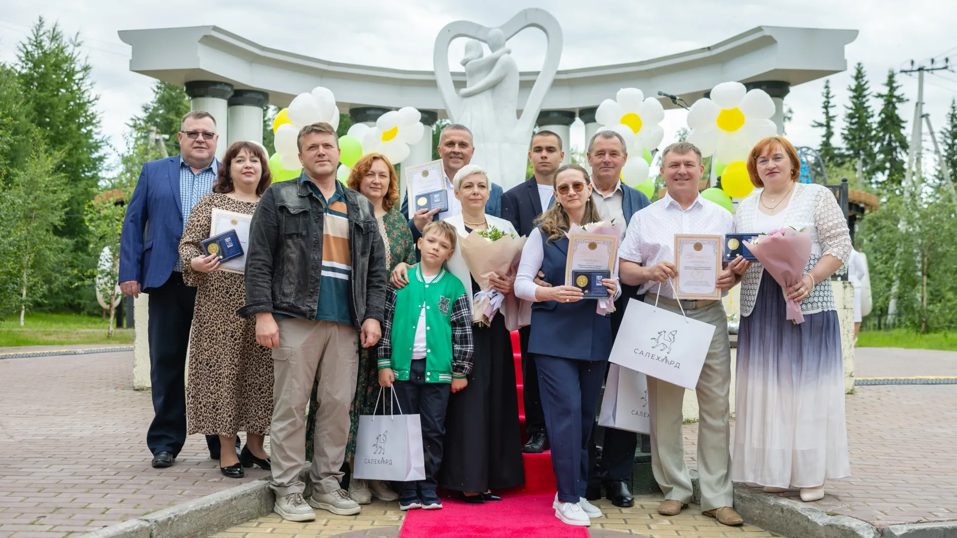 День любви, семьи и верности — 2026 в Салехарде. Фото: Фёдор Воронов / «Ямал-Медиа»