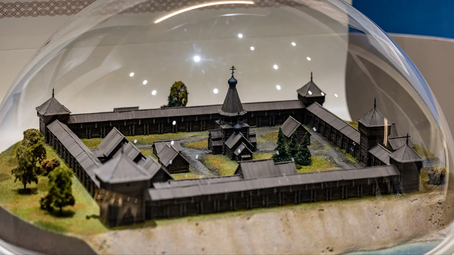 Мангазея. Макет. Фото: Сергей Зубков / «Ямал-Медиа»