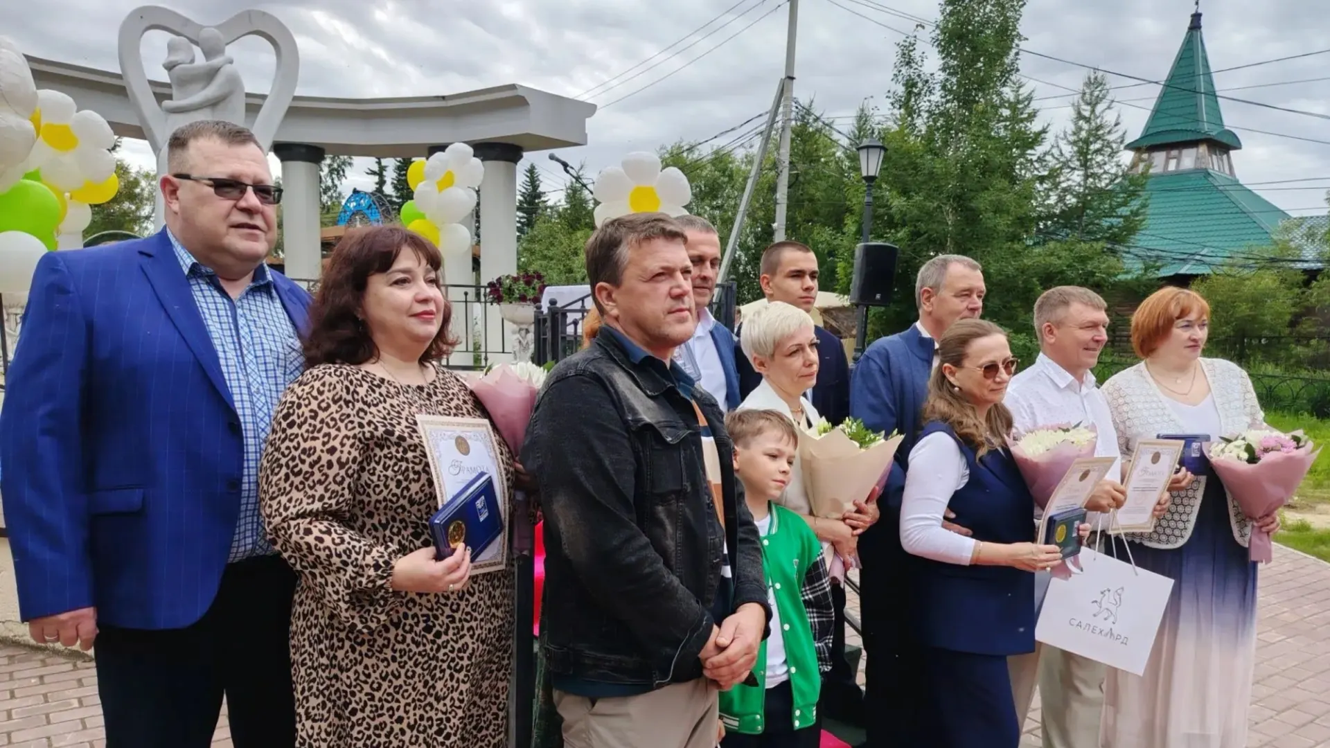 День любви, семьи и верности — 2026 в Салехарде. Фото: Марина Подгорная / «Ямал-Медиа»