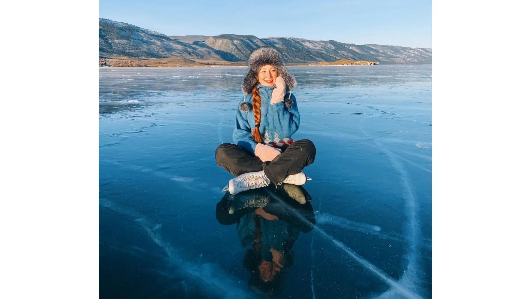 Элина Бакунова. На Байкале. Фото: предоставлено из личного архива Элины Бакуновой