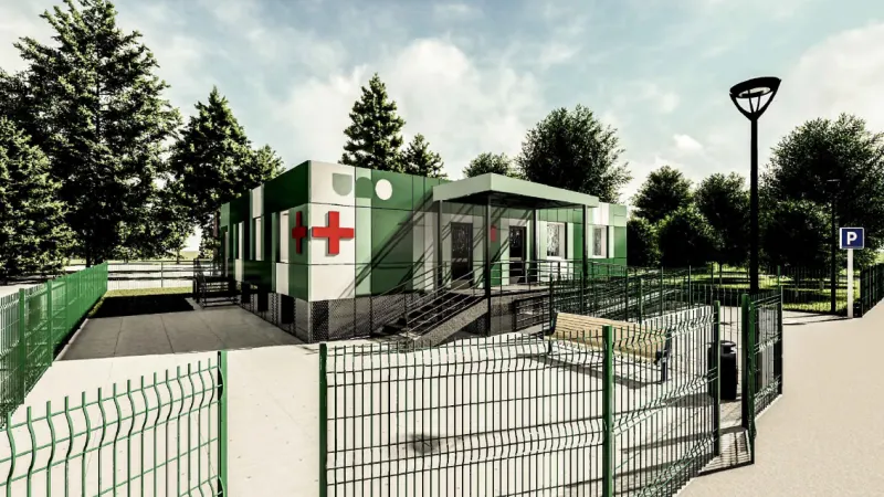 Модульные здания давно используются в отдаленных уголках Ямала. Фото проекта будущего ФАПа в селе Нори предоставлено департаментом строительства ЯНАО