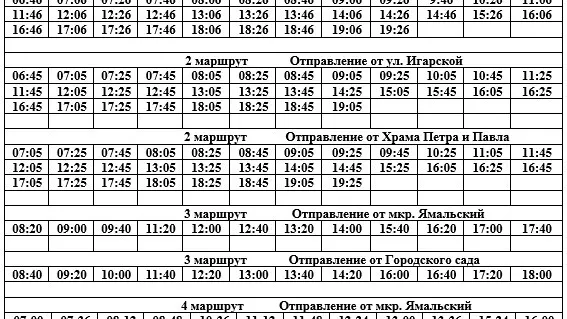 Инфографика: МАТП Салехард