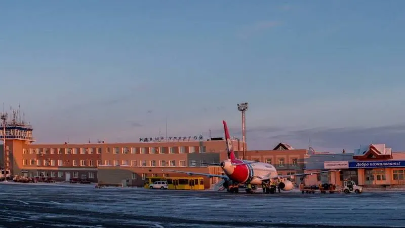 Фото: аэропорт Нового Уренгоя, «ВКонтакте»