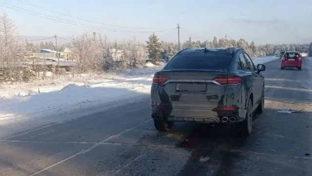 ДТП произошло утром 30 октября на ул. Северной в Ноябрьске. Фото предоставлено Госавтоинспекцией Ноябрьска