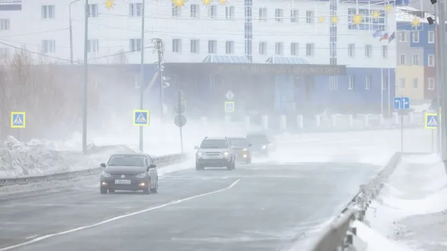 На Ямале сегодня бушует непогода. Фото: Сергей Зубков / «Ямал-Медиа»