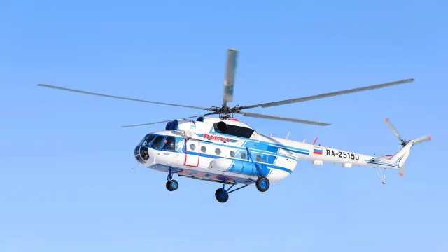 Учеников школ-интернатов доставляют в тундру вертолетами. Фото: Андрей Ткачев / АНО «Ямал-Медиа»