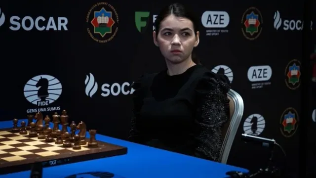 Александра Горячкина еще до начала турнира считалась одной из претенденток на победу. Фото: t.me/ruchessfed